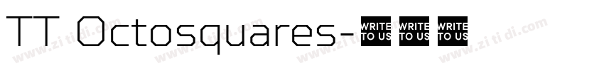 TT Octosquares字体转换 TT Octosquares字体转换